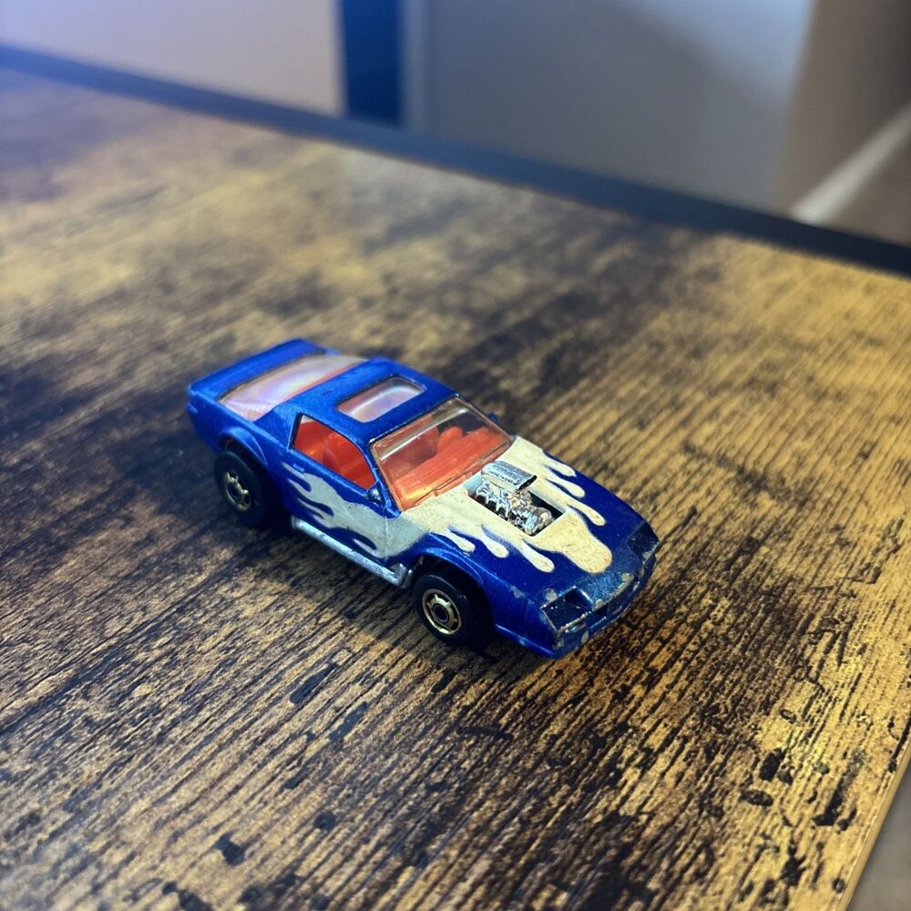 Hot Wheels Blown Camaro Z28-Glow in Dark Tampo Turbotrax Turboglo Vintage 1983